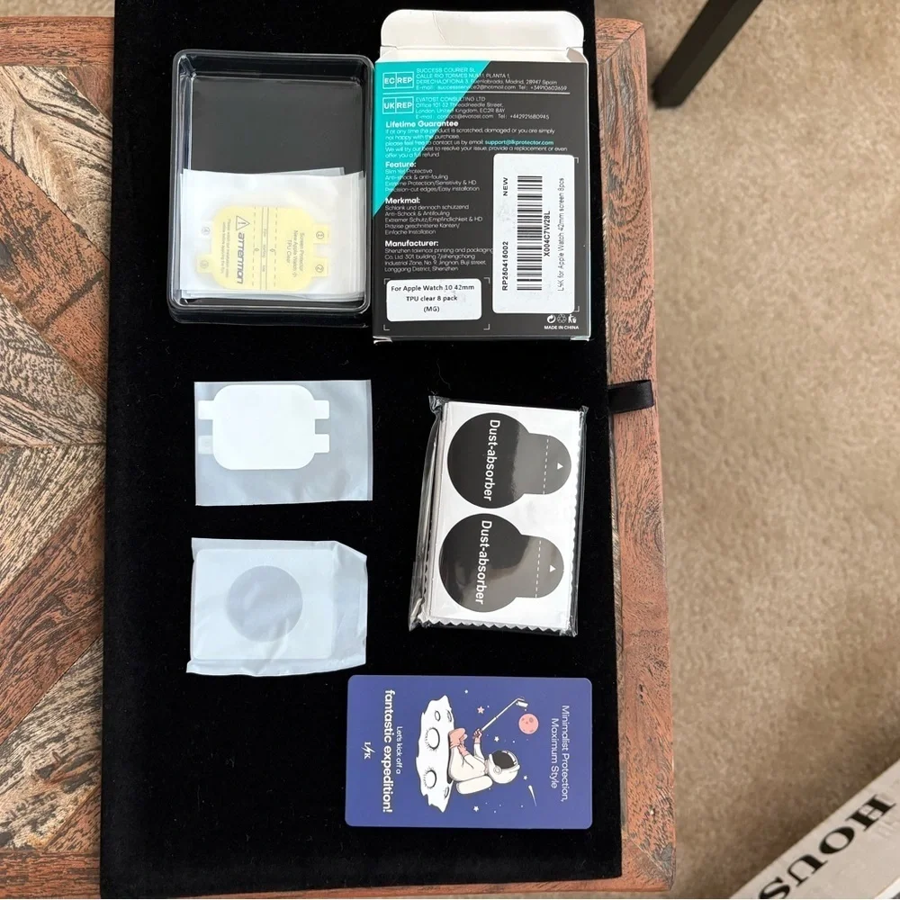LϟK 8 Pack for Apple Watch Series 11/10 Screen Protector 42mm